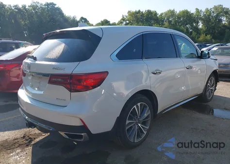 2017 Acura Mdx Technology Package from USA, damaged, VIN 5FRYD4H50HB001997